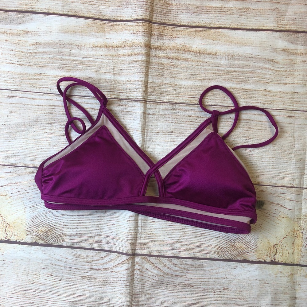 PINK | Victoria’s Secret | Purple Magenta Small Bikini Top